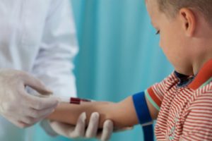 Анализ крови у ребёнка