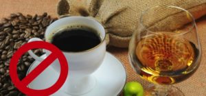 Алкоголь и кофе под запретом