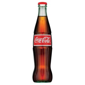 Кока кола в стеклянной бутылке